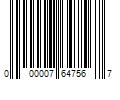 Barcode Image for UPC code 000007647567