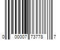 Barcode Image for UPC code 000007737787