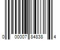 Barcode Image for UPC code 000007848384