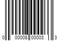 Barcode Image for UPC code 000008000033