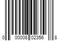 Barcode Image for UPC code 000008023568