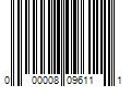 Barcode Image for UPC code 000008096111