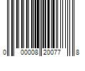 Barcode Image for UPC code 000008200778