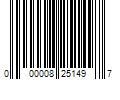 Barcode Image for UPC code 000008251497