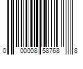 Barcode Image for UPC code 000008587688