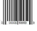 Barcode Image for UPC code 000008599599