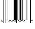 Barcode Image for UPC code 000008645357