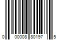 Barcode Image for UPC code 000008801975