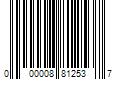 Barcode Image for UPC code 000008812537