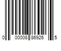 Barcode Image for UPC code 000008869265