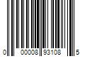 Barcode Image for UPC code 000008931085