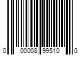 Barcode Image for UPC code 000008995100