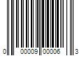 Barcode Image for UPC code 000009000063