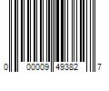 Barcode Image for UPC code 000009493827