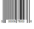 Barcode Image for UPC code 000009750036