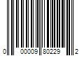 Barcode Image for UPC code 000009802292