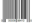 Barcode Image for UPC code 000009864108