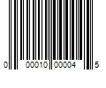 Barcode Image for UPC code 000010000045