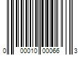 Barcode Image for UPC code 000010000663