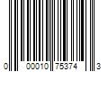 Barcode Image for UPC code 000010753743