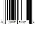 Barcode Image for UPC code 000011198314