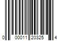 Barcode Image for UPC code 000011203254