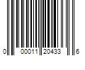 Barcode Image for UPC code 000011204336