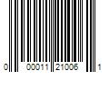 Barcode Image for UPC code 000011210061