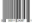 Barcode Image for UPC code 000011243571