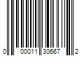 Barcode Image for UPC code 000011306672