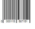 Barcode Image for UPC code 0000115587151