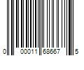 Barcode Image for UPC code 000011686675