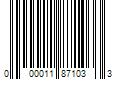 Barcode Image for UPC code 000011871033