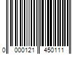 Barcode Image for UPC code 0000121450111