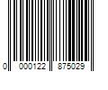 Barcode Image for UPC code 0000122875029