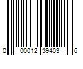 Barcode Image for UPC code 000012394036