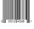 Barcode Image for UPC code 000012403851