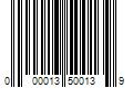 Barcode Image for UPC code 000013500139