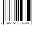 Barcode Image for UPC code 0000142043200