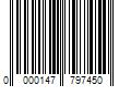 Barcode Image for UPC code 0000147797450