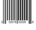 Barcode Image for UPC code 000015000095