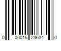 Barcode Image for UPC code 000015236340