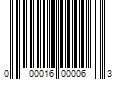 Barcode Image for UPC code 000016000063