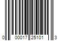 Barcode Image for UPC code 000017251013