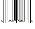 Barcode Image for UPC code 000017669818