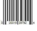 Barcode Image for UPC code 000019397924