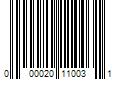 Barcode Image for UPC code 000020110031