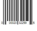 Barcode Image for UPC code 000020322595