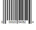 Barcode Image for UPC code 000020540524