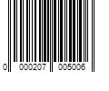 Barcode Image for UPC code 0000207005006